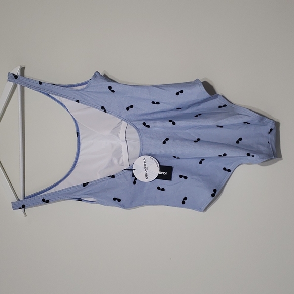 NWT Karl Lagerfeld One Piece Bathing Suit - Picture 3 of 6